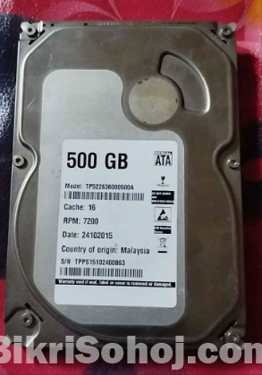 500 gb HDD